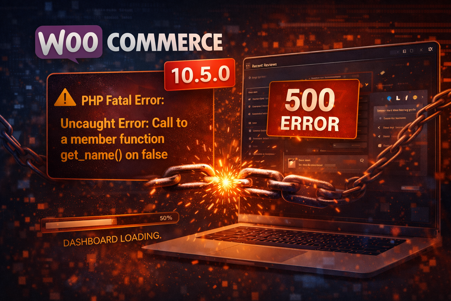 Woocommerce 10 5 0 y el bug que te puede romper el panel de administracion