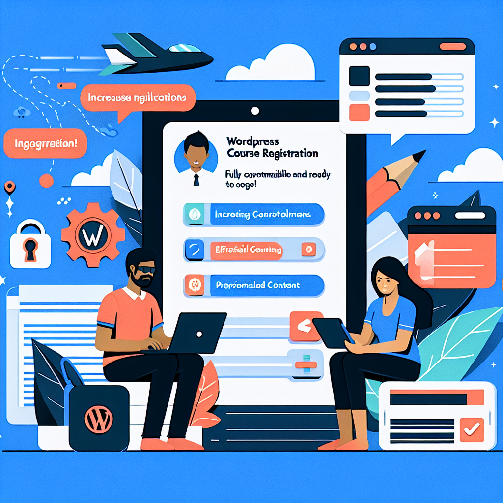 Plantilla de formulario de inscripción de cursos para WordPress: ¡Totalmente personalizable y lista para usar!